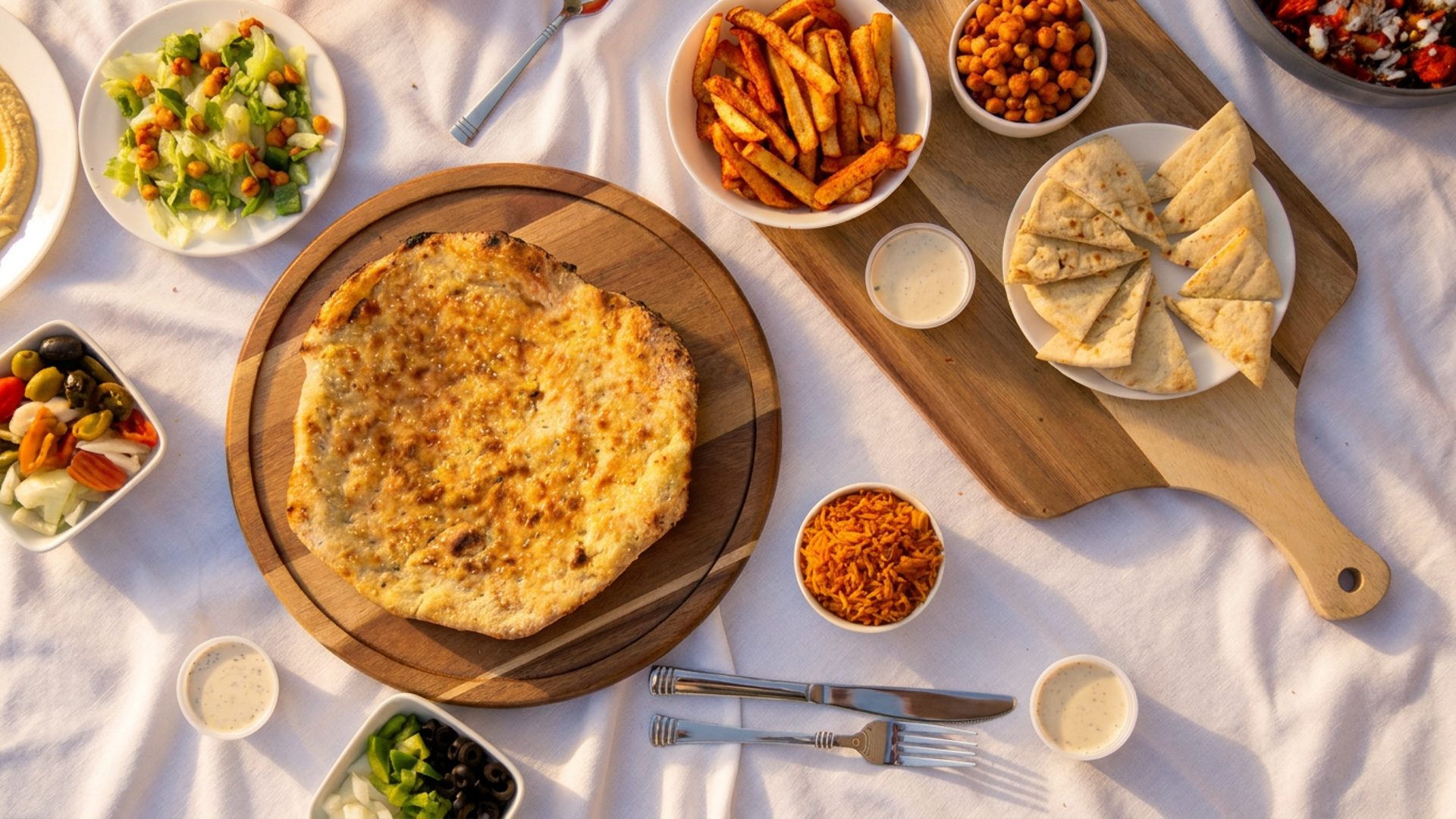 One menu, three culinary worlds